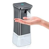 【Ultraleisen Design und 350ml Kapazität】 Der automatische Sprühgeräte von VEEAPE ist mit einem exklusiven, ultraleisen Patent ausgestattet. Es gibt Kein Lärm während des Gebrauchs. 350 ml großvolumiges Flaschendesign, längere Nutzungsdauer, Sie müssen nicht mehrmals Alkohol hinzufügen.