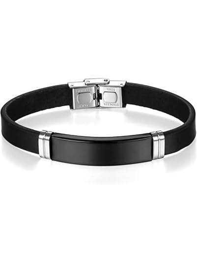 SALTY Alpha Obsidian Silver Bracelet-mens accessories stylish-men jewellery-band for men-braslate.men.hands-salman khan bracelet-beads bracelet for men-Artificial Leather