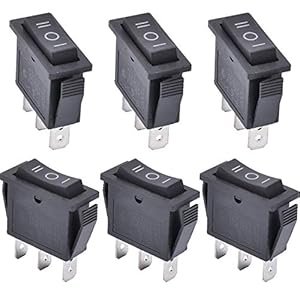 APIELE 6 Stück KCD3 Kippschalter