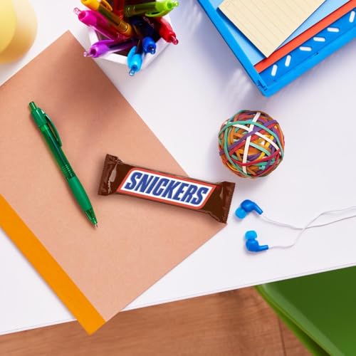 Snickers Schokoriegel, Erdnüsse, Karamell, Eine Packung á 5 Riegel | Fußball Snack | (1 x 5 x 50 g)
