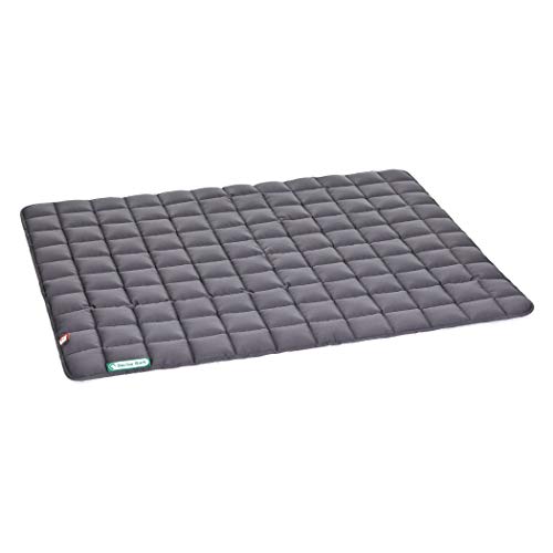 Doctor Bark Hundedecke - weiche, hochwertige Hundematte für große Hunde, robuste Indoor - Outdoor Liegedecke, waschbar bis 95°C (Gr. XL, Grau, Anthrazit)