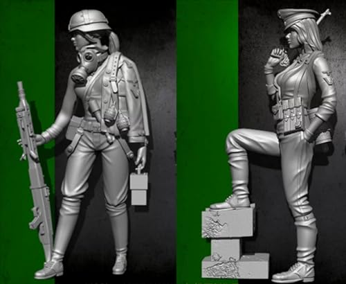 Soldat miniature WW2 en résine 1/35 figurine non peinte 2 personnes en kit pour modélisme 8R5C-11