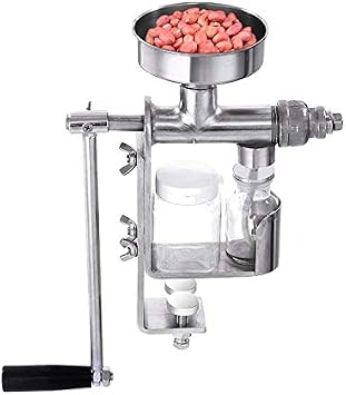 Manual Oil Press Machine 304 Stainless Steel Nut Oil Extractor Seeds Oilver Oil Food Grade Oil Expeller Oil Extractor Oil Press Machine
