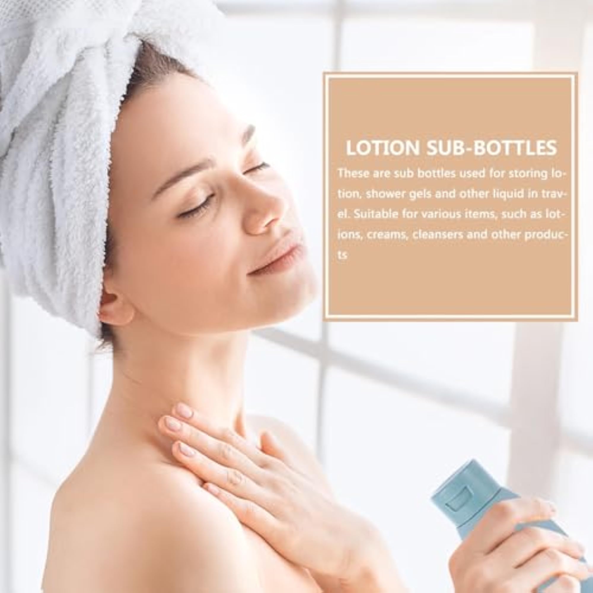 3 Pcs Leakproof Silicone Travel Bottle Set