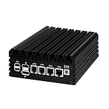 AIOPCWA Firewall Micro Appliance ミニPC ファンレス, 第12世代 インテル N100, 4 x 2.5GbE i226-V LAN ルーターPC 型番AI401 Fanless Mini PC 小型パソコン ベアボーン NO RAM NO SSD NO OS, AES-NI, MicroSD HDMl DP二画面出力