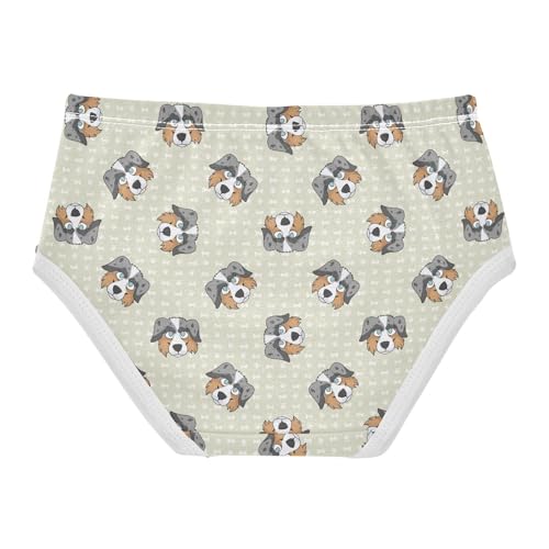 Girls' Underwear Cute Sheepdog Cotton Stretch Comfort Toddler Panties2