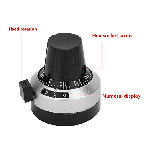 3590S-2-101L Mehrkreis-Rotationsdraht-Präzisionspotentiometer, 100 Ohm Präzisions-Multi-Turn-Drahtwicklung, 3-teiliger