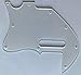 For Fender Tele Merle Haggard F Hole Thinline Guitar Pickguard (1 Ply Clear Transparent)