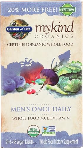 GARDEN OF LIFE Organic Mykind Men's Once Daily Multi, 36 CT