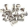 10 Pack 1/2" Solid Chicago Screws Leather Repair Screw Post Fastener #1