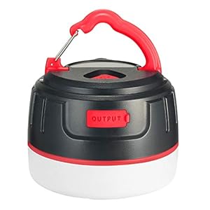 BRISIE LEDランタン 暖色 電球色 USB充電式 モバイルバッテリー IP65 防水&防塵 5つ調光モード マグネット式 アウトドア＆防災用品 【196ルーメン/連続点灯50時間】