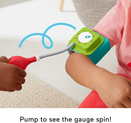 Fisher-Price Doktor Seti Okul öncesi çağdaki 3 yaş ve üzeri çocuklar için 7 parçadan oluşan Fisher-Price Doktor Seti doktor oyuncakları HYH26 - Görsel 4