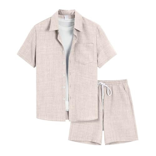 Survêtement de loisirs pour homme, ensemble short et polo de sport grandes tailles