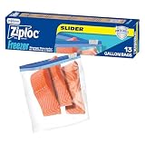 Ziploc Worki suwakowe do przechowywania żywności, technologia Power Shield dla większej trwałości, łącznie 13 worków