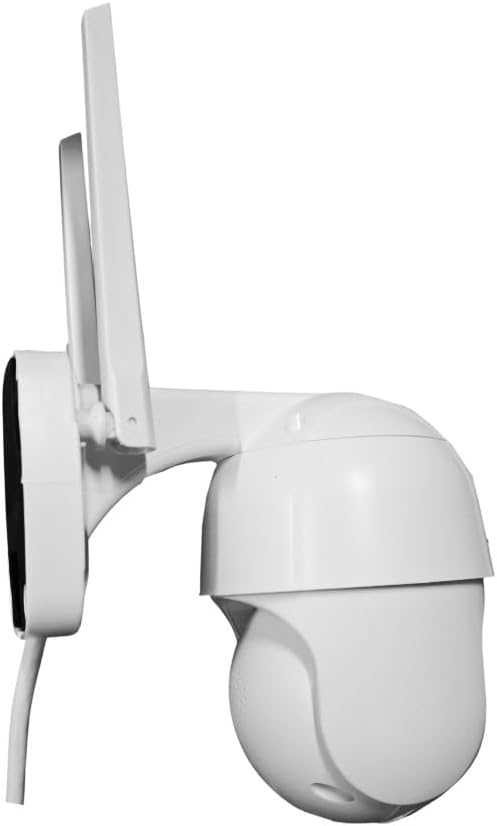 Side view of Jortan Outdoor WiFi PTZ Security Camera showing mounting bracket