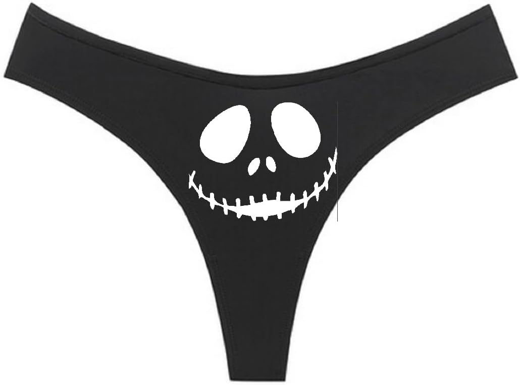 NIGHTMARE BLACK THONG PANTIES