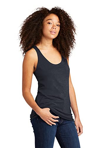 Alpha Xi Delta Flowy Racerback Tank Top (M (6-8)) Blue, White #TOP1