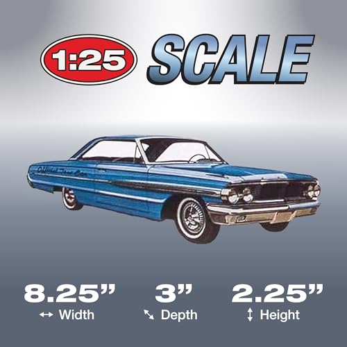 Kit de modelo 1:25 AMT Cal Drag Combo 1964 Galaxie y Trailer miniatura 4