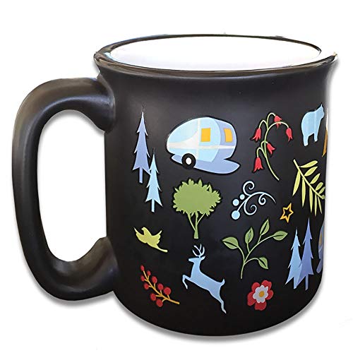 Crazy Clearance Camp Casual CC-004BLK Black Black Mug