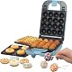 Giles & Posner 3-in-1 Mini Treat Maker – Donuts, Cake Pops, Waffeleisen Maschine, Antihaftbeschichtete herausnehmbare Kochplatten, Einfache Reinigung, Kompakt, Kinderbacken, Sorbet, Pastellblau, 650 W