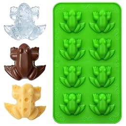 Silicone Frog Mold, Passover Frog Silicone Candy Molds for Chocolate, Candy, Dessert, Jelly and Ice Tray Cake Decoration Pesach Seder and Kitchen Accessories