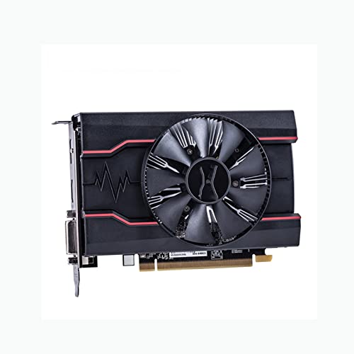 DISPRA Carte Graphique Fit for Sapphire RX 550 2GB Cartes Vidéo GPU AMD Radeon RX550 2GB GDDR5 Cartes Graphiques Pc Carte De Jeu Informatique De Bureau PCI-E X16