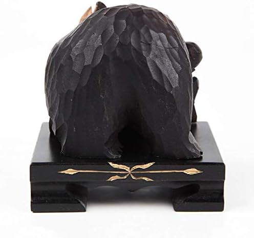 EZO BROWN BEAR　暴れ鮭喰い熊 7cm 台付き