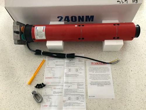 240Nm Roller shutter tubular motor. Industrial spec. Large door. (94mm)