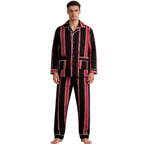 Pijama romántico para San Valentín ropa de dormir masculina conjunto suave amor
