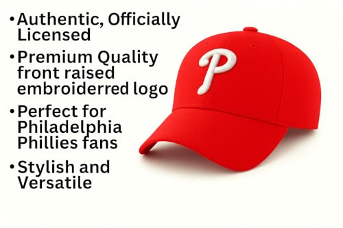 Gorra roja clásica con logo de equipo ajustable miniatura 6