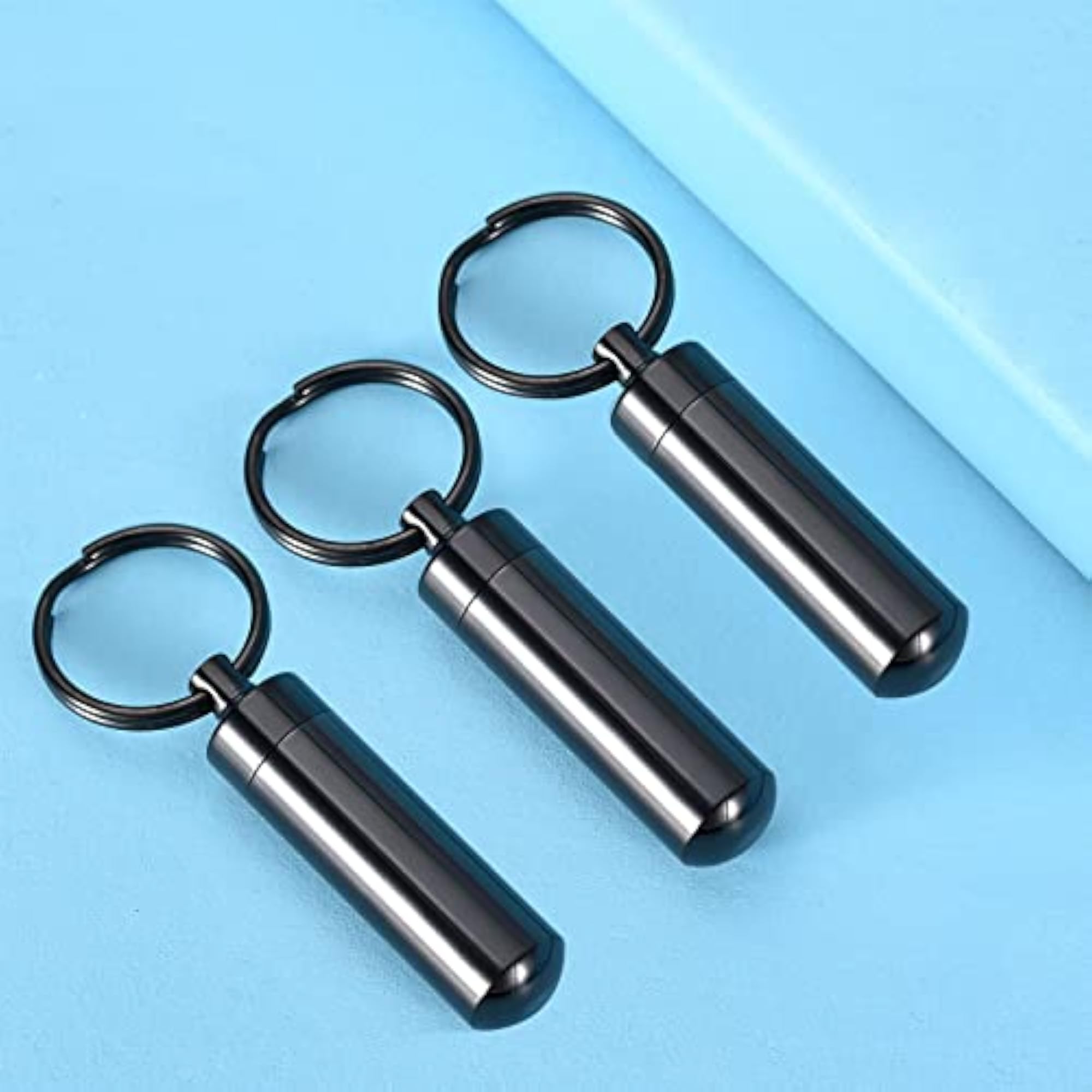 3 Pack Cremation Jewelry Urn Keychain for Ashes