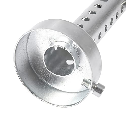 Motoforti 2Pcs 60Mm Universal Motorcycle Exhaust Silencer Exhaust Insert Muffler Pipe Silver Tone #TOP4