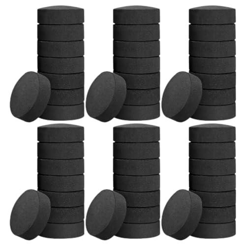 Garneck Briquetas de Carbón Vegetal para Parrilla y Chimenea 70 Pastillas de 40 MM Carbón Doméstico Exteriores Suministros Básicos de Cocina y Camping al Aire Libre