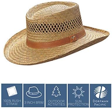 Vista 6 de Dorfman Pacific Co.Sombrero Rush Gambler para hombre