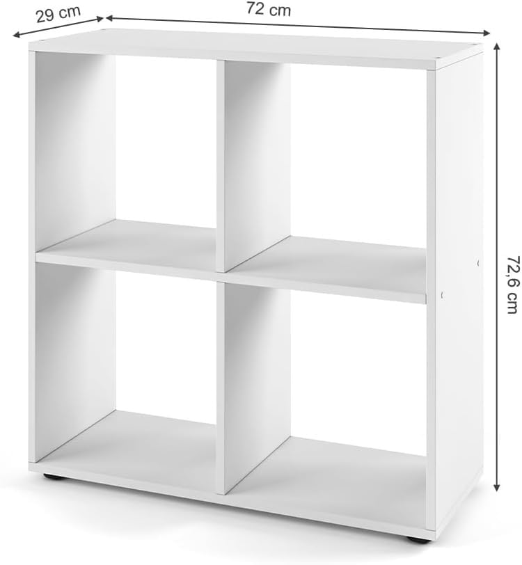 Image of Tetra 4 Compartment Display & Filing Shelf Unit