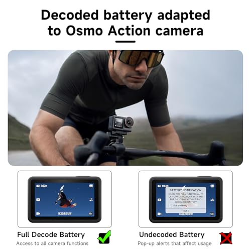 Image of 3 Pack 2250mAh Extreme Replacement Batteries with 3-Channel Fast Charger Hub Kit for DJI OSMO Action 6 /OSMO Action 5 Pro /Action 4 /Action 3 for DJI OSMO 360