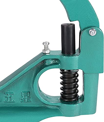 Jaketen Heavy Duty Hand Press Grommet Machine 3 Die (#0#2#4) With 900 Grommets Eyelet Tool Hole Punch Tool Kit #TOP6