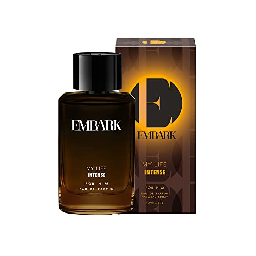 EMBARK My Life Intense For Him, Perfume Liquid For Men – 100Ml | Premium Eau De Parfum | Woody And Oriental Fragrance