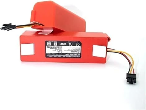Replacement Battery BRR-2P4S-5200D Compatible with XIAOMI 1S 1ST Roborock SDJQR01RR Sweeping Mopping Robot Vacuum Cleaner 5200mAh7800mAh