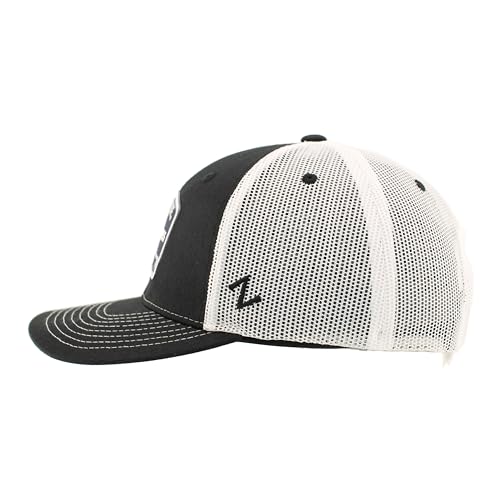 Gorra Trucker Oficial NCAA Unisex Negro Blanco Talla Única miniatura 3