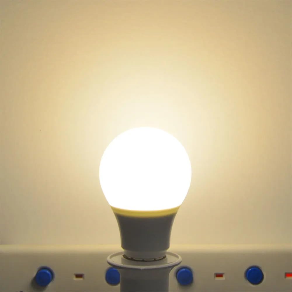 KJXP Lighting, Paquet de 10, ampoule de nuit LED AC220V E27 5W/7W/9W/12W/15W, lampe de Table de cuisine, chambre à coucher, éclairage de lustre de maison(Warm White,12w)
