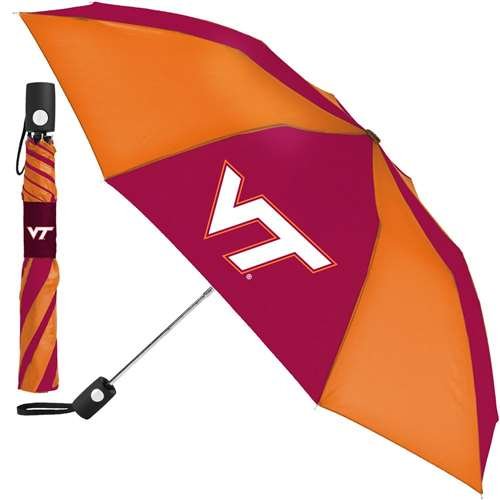 Parapluie Virginia Tech Hokies ouverture automatique toile imperméable