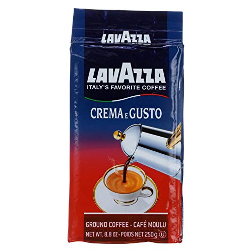 Image of Lavazza Crema E Gusto Dark Roast Ground Coffee, 8.8 Ounce - 3 per case