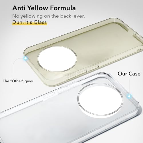Image of Jkobi Lifetime Anti-Yellow Clear Back Cover Case for Realme P3 Pro (Sleek Hard Crystal | Shockproof and Camera Protection)