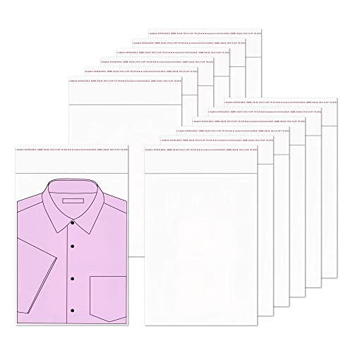 Sachet de Grands transparent cellophane 30x46cm 100 Pièces Sachet de Auto-Adhésifs OPP Sacs Cellophane Plastique 50µm pour Vêtements T-shirt Pantalon...