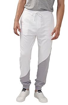 Apparel Armani Exchange Mens Diagonal Colorblock Logo Pant White Book