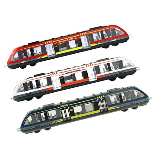 Yardwe 3stücke Elektrische Zug Spielzeug Für Junge Mädchen Kleines Bahn Spielzeug Mit Leuchtenden Farben Fördert Hand-Augen-koordination Und Fantasie Geschenk Zum Geburtstag
