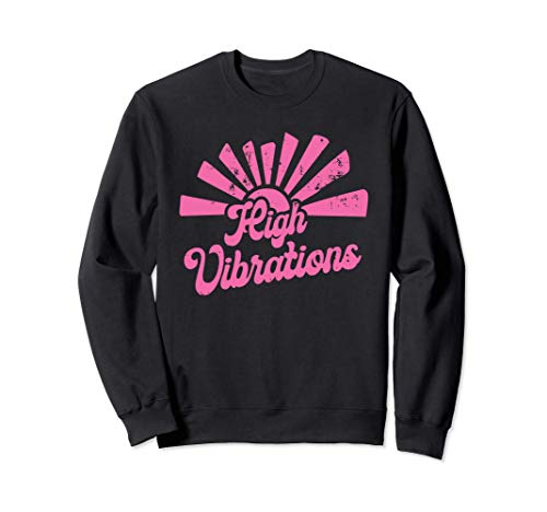 High Vibrations Retro Vintage Beach Surf Sudadera