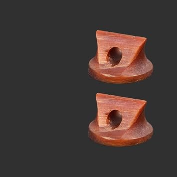 LANDTOM Concert-level Wood Erhu Bridges Old Pine Knotty Wood Erhu Fittings Erhu Instrument Musical Instrument Parts 2pcs