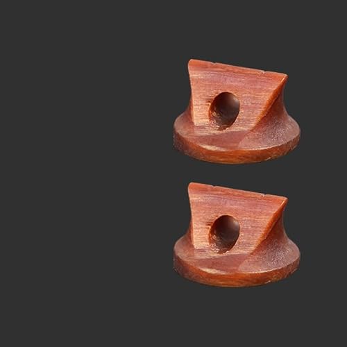 LANDTOM Concert-level Wood Erhu Bridges Old Pine Knotty Wood Erhu Fittings Erhu Instrument Musical Instrument Parts (2pcs)